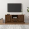 Mueble Para Tv Madera Contrachapada Marrón Roble 100x35,5x45 Cm