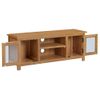 Mueble Para Tv Madera Maciza De Roble 110x35x44 Cm