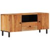 Mueble De Tv Madera Maciza De Acacia 105x33x46 Cm