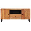 Mueble De Tv Madera Maciza De Acacia 105x33x46 Cm