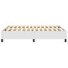 Estructura De Cama Box Spring Cuero Sintético Blanco 140x200 Cm