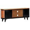 Mueble Para Tv Madera Maciza Reciclada 120x30x45 Cm