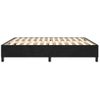 Estructura De Cama Box Spring Terciopelo Negro 180x200 Cm