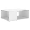 Mesa De Centro Madera Contrachapada Blanco 90x67x33 Cm