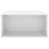 Mesa De Centro Madera Contrachapada Blanco 90x67x33 Cm