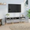 Mueble Para Tv Madera Contrachapada Gris Sonoma 150x30x44,5 Cm