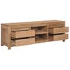 Mueble Para Tv De Teca Maciza 115x30x40 Cm