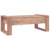 Mesa De Centro De Madera Maciza De Teca 110x60x40 Cm