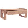 Mesa De Centro De Madera Maciza De Teca 110x60x40 Cm