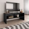 Mueble Para Tv Madera Contrachapada Negro100x40x40 Cm