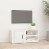 Mueble Para Tv Madera Contrachapada Blanco 80x31,5x36 Cm