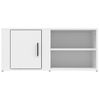 Mueble Para Tv Madera Contrachapada Blanco 80x31,5x36 Cm