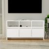 Mueble Para Tv Madera Contrachapada Blanco 102x37,5x52,5 Cm