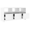 Mueble Para Tv Madera Contrachapada Blanco 102x37,5x52,5 Cm