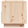 Mueble De Tv De Madera Maciza De Pino 60x35x37 Cm