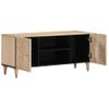 Mueble De Tv Madera Maciza De Mango 105x33x46 Cm