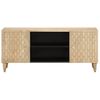 Mueble De Tv Madera Maciza De Mango 105x33x46 Cm