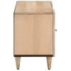 Mueble De Tv Madera Maciza De Mango 105x33x46 Cm