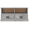 Mueble De Tv Madera Contrachapada Gris Hormigón 93x35,5x45 Cm