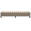 Estructura De Cama Box Spring Tela Gris Taupe 90x200 Cm