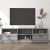 Mueble De Tv Madera Contrachapada Gris Sonoma 150x33,5x45 Cm