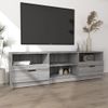 Mueble De Tv Madera Contrachapada Gris Sonoma 150x33,5x45 Cm