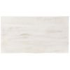 Mesa De Centro De Madera De Mango Maciza Blanca 110x60x45 Cm