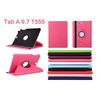 Theoutlettablet® Funda Giratoria Para Tablet Samsung Galaxy Tab A 9.7" - Rosa Fucsia