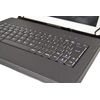 Theoutlettablet® Funda Para Tablet Con Teclado Extraible , Incluye La Tecla "ñ" Con Conexión Type-c ( Compruebe La Conexión De Su Tablet) Color Negro