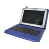 Theoutlettablet® Funda Para Tablet Con Teclado Extraible , Incluye La Tecla "ñ" Con Conexión Type-c ( Compruebe La Conexión De Su Tablet) Color Azul Oscuro