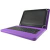 Theoutlettablet® Funda Para Tablet Con Teclado Extraible , Incluye La Tecla "ñ" Con Conexión Type-c ( Compruebe La Conexión De Su Tablet) Color Morado