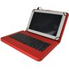 Theoutlettablet® Funda Para Tablet Con Teclado Extraible , Incluye La Tecla "ñ" Con Conexión Type-c ( Compruebe La Conexión De Su Tablet) Color Rojo