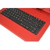 Theoutlettablet® Funda Para Tablet Con Teclado Extraible , Incluye La Tecla "ñ" Con Conexión Type-c ( Compruebe La Conexión De Su Tablet) Color Rojo