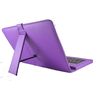 Funda Con Teclado Extraíble En Español (incluye Letra Ñ) Type-c Compatible Co Tablet Samsung Galaxy Tab A8 (2021) 10.5" Sm X200 / X205 Color Morado