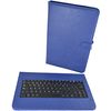 Funda Con Teclado Extraíble En Español (incluye Letra Ñ) Type-c Compatible Co Tablet Samsung Galaxy Tab A8 (2021) 10.5" Sm X200 / X205 Color Azul Oscuro