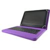 Theoutlettablet® Funda Con Teclado Extraíble En Español (incluye Letra Ñ) Para Bq Aquaris M10 / Bq Edison 3 / Wolder Mitab 10.1" / Woxter 10.1" / Samsung Galaxy Tab A 10.1" Color Morado