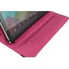 Theoutlettablet® Funda De Diseño Original Rosa Fucsia Con Dibujos Y Función Giratoria Para Tablet Spc Dark Glee 10.1" / Blink 10.1"