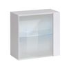 Mueble Colgante Modelo Berit Ld 60x60 En Color Negro Con Led