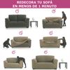 10xdiez Funda Sofa 2 Plazas Glamour | (marrón  )