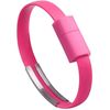 Theoutlettablet® Pulsera Micro Usb Cable Cargador De Datos De Carga De Sincronización Para El Teléfono (rosa Fucsia)