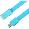 Theoutlettablet® Pulsera Micro Usb Cable Cargador De Datos De Carga De Sincronización Para El Teléfono (azul)