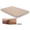 Base Tapizada 80x200 Cm, 5 Refuerzos Transversales, Tubo 40x30 Mm, Tejido 3d Transpirable, 6cm Grosor. Color Beige. 6 Patas Incluidas