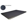 Base Tapizada 105x190 Cm Color Gris Marengo Con Refuerzos Tejido 3d Sin Patas