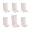 Pack De 6 Cojines Para Sillones De Jardín Reclinables Color Beige | Repelente Al Agua  Y Desenfundable  | Tamaño 114x48x5 Cm