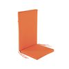 Cojín Color Naranja Para Sillones De Jardín Reclinables | Repelente Al Agua | Desenfundable | Tamaño 114x48x5 Cm