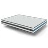 Colchón Reversible  Modelo Memory Fresh, 120x180x22 ,máxima Adaptabilidad -  Todas Las Medidas, Gris Y Blanco