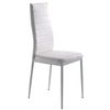 Pack 2 Sillas Clady Comedor Salon Blanco Moderno Cocina Estilo Contemporaneo Polipiel  98x47x41