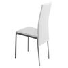 Pack 4 Sillas Saona Blanco Polipiel Estilo Contemporaneo Comedor Salon Cocina Modernas 97x51x42