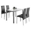 Pack 2 Sillas Saona Negro Comedor Cocina Estilo Contemporaneo Polipiel Salon Modernas 97x51x42