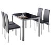 Pack 2 Sillas Saona Negro Comedor Cocina Estilo Contemporaneo Polipiel Salon Modernas 97x51x42